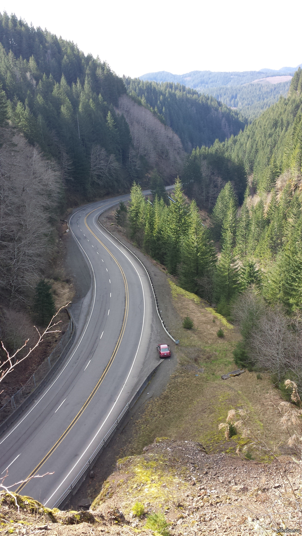 Дорога в горах (Орегон, США)