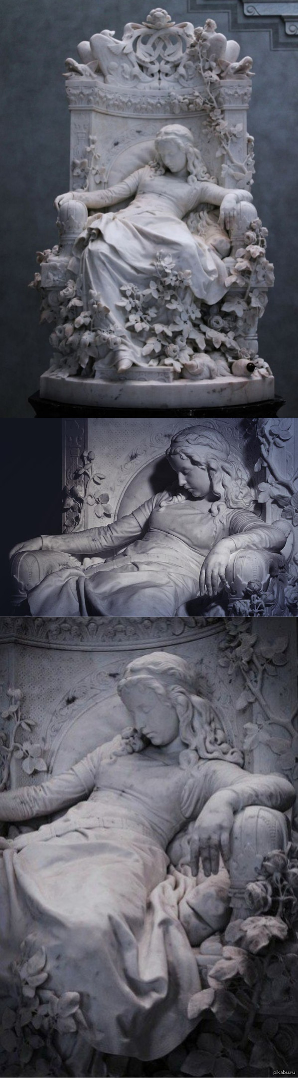 &quot;Sleeping Beauty&quot;, Ludwig Sussmann Hellborn, Old National Gallery, Berlin, Deutschland, 1878. " ",  -,   , , , 1878.