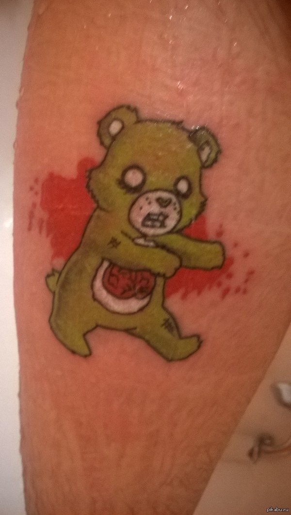 A tribute to zombies and more... - My, Zombie, Tattoo, The Bears