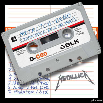 Metallica выпустит переиздание первой демо-записи... на кассете! Этим летом выходит коллекционное издание ремастера записи No Life 'til Leather 1982г.