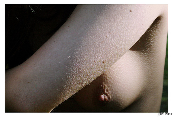 goosebumps ... - Not mine, NSFW, Goosebumps, Breast