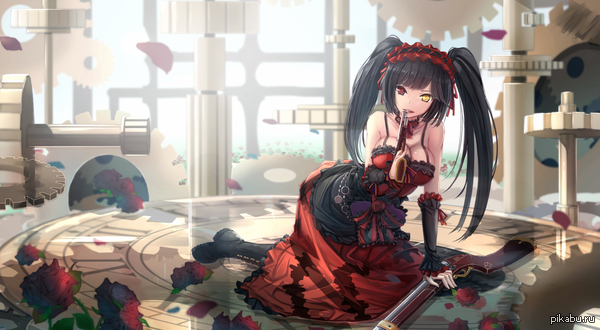 Kurumi! - Anime, Art, Anime art, Date a live, Kikivi