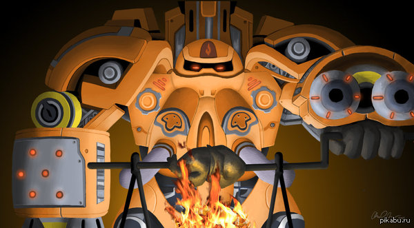 Утка подгорает!