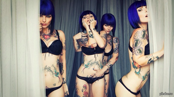 Riae Suicide - NSFW, Suicide girls, Riae, Tattoo