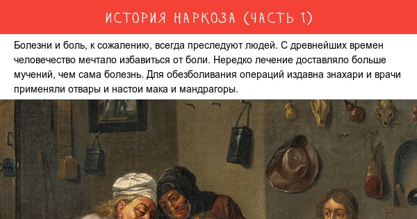 История наркоза презентация