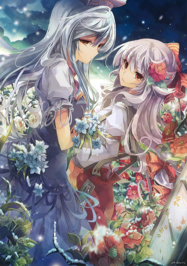 Fujiwara no Mokou &amp; Kamishirasawa Keine