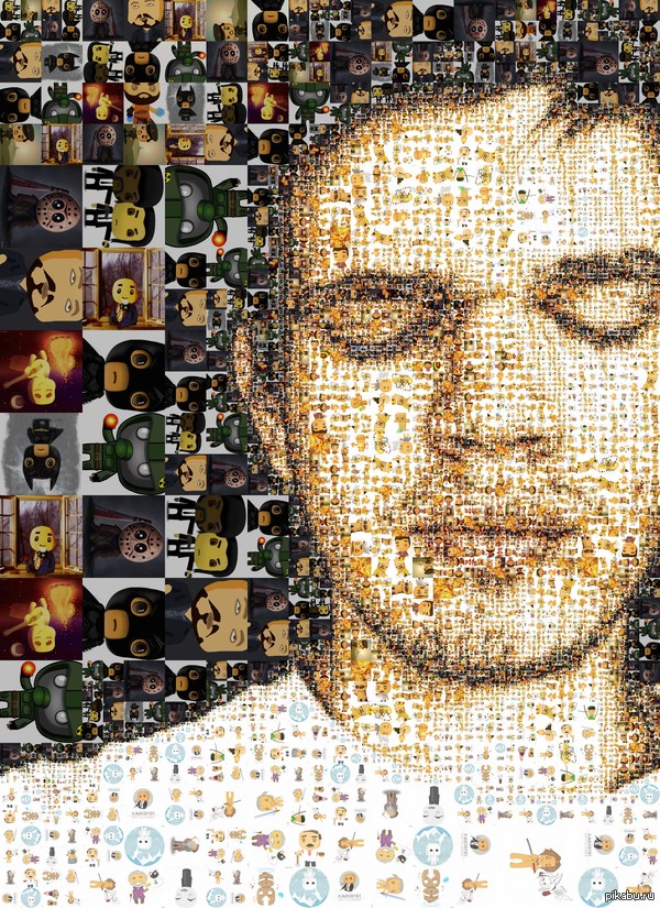 I'm from cookies - Mosaic, Portrait, Cookie, The photo, I AM, My