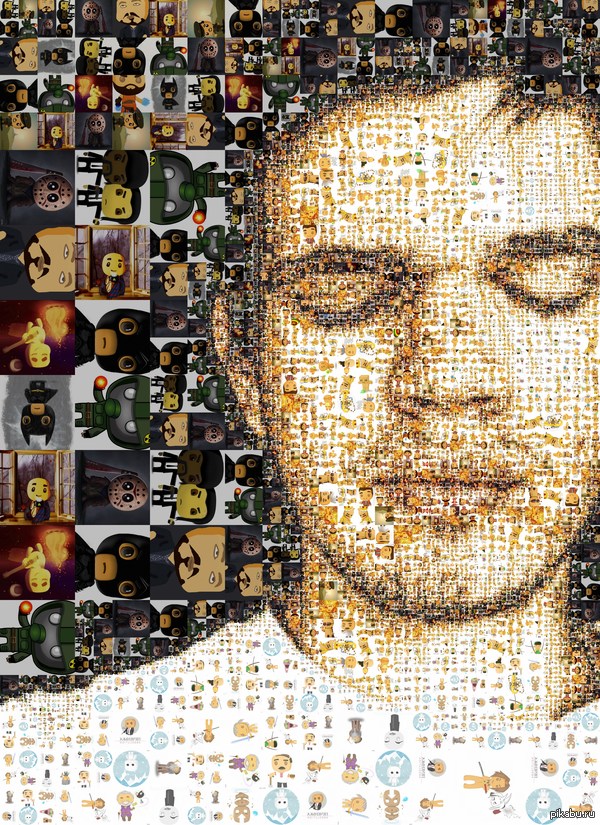 I'm from cookies - My, I AM, The photo, Cookie, Portrait, Mosaic