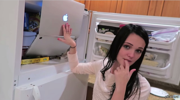 То самое чувство, когда твоему MacBook нужно спустить жар =)