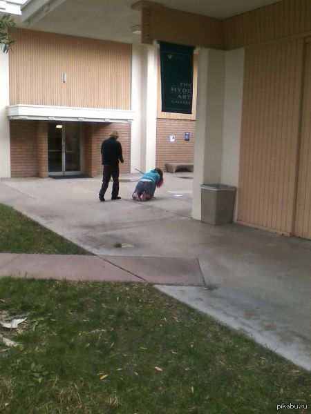 обычная вечерняя прогулка