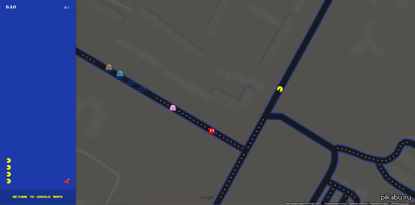 Pac-Man Google