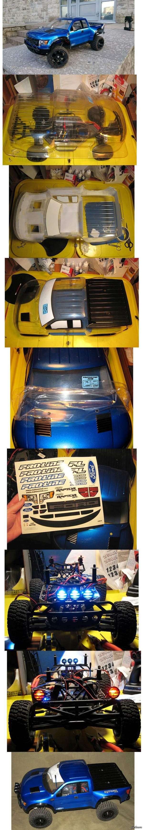    ProLine Ford F-150 Raptor SVT +     ( Hobbyking 1/10  1/10 Car Lighting Kit).