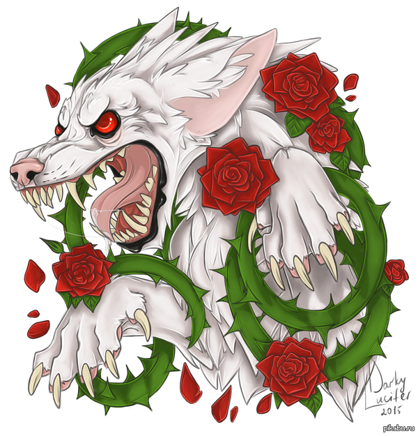  -    sometimes albinos'red eyes scare me, they look like they are insane and hungry for blood, that leaves drops on the ground when you get pricked with a rose spik