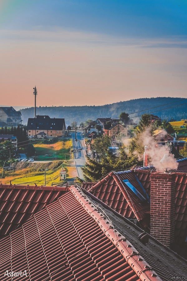 Фотография сделана на просторах польского городка Душники-Здруй