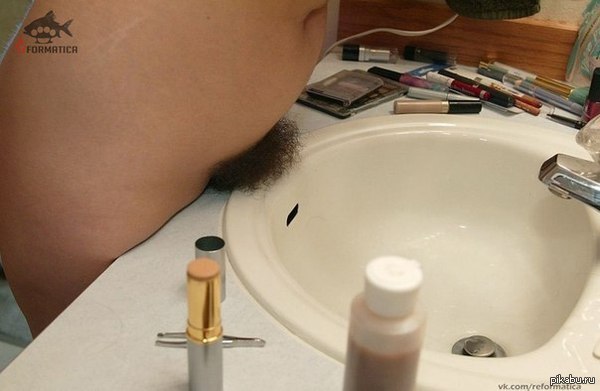 Who hasn't shaved their hair?)) - NSFW, Fluff, Shaggy, Pisya, Sink, Pussy