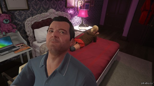 Selfie by Mike - NSFW, Games, Gta 5, Selfie