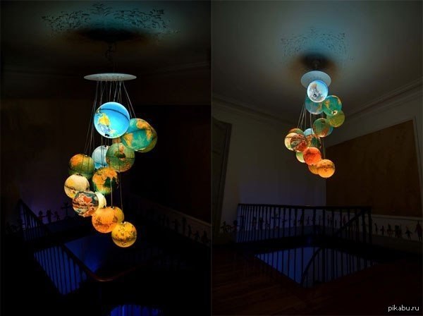 Занятная люстра.