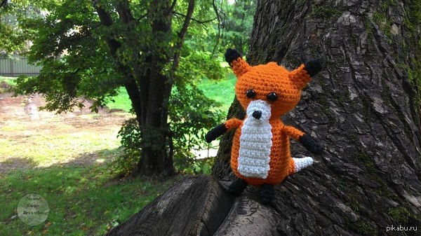 Fox - My, Fox, Animals, With your own hands, Toys, Amigurumi