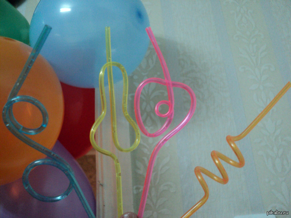 Волшебные соломинки на детском празднике!!!