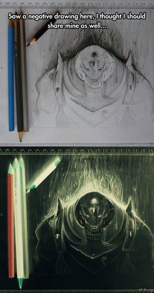 Негатив в негативе