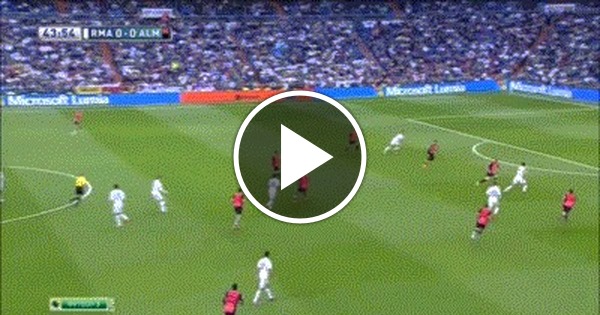 Hames goal against Almeria. - real Madrid, Football, GIF, James Rodriguez