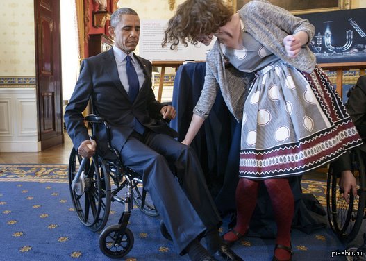 Barack Obama is in danger of being disabled for life. - Barack Obama, USA, Politics