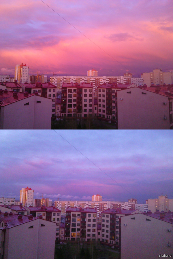 Two minutes later - My, My, Sunset, Kemerovo, Kuzbass, beauty, Eternity, Kemerovo region - Kuzbass