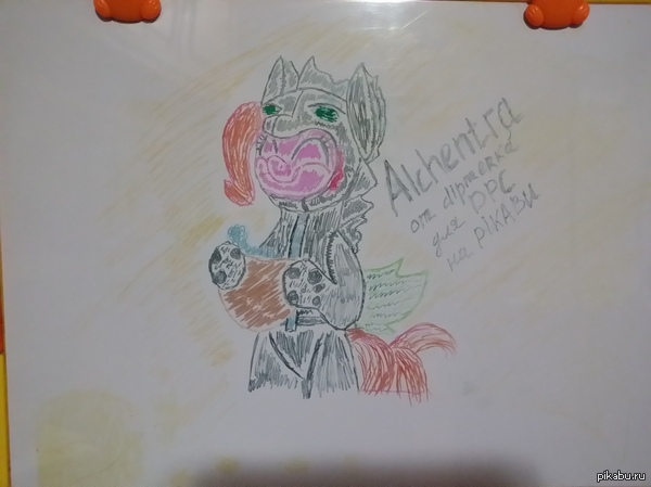 Draw-pony-challenge. Ветка от nbvehbectw. Рисунок третий.