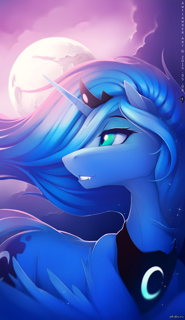 Moonrise - My little pony, Princess luna, Antiander