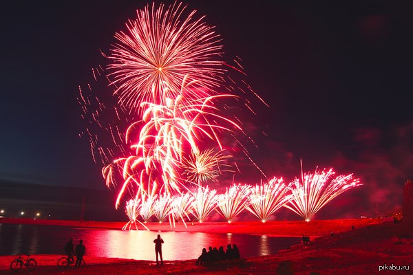 Праздничный салют в г.Якутск.