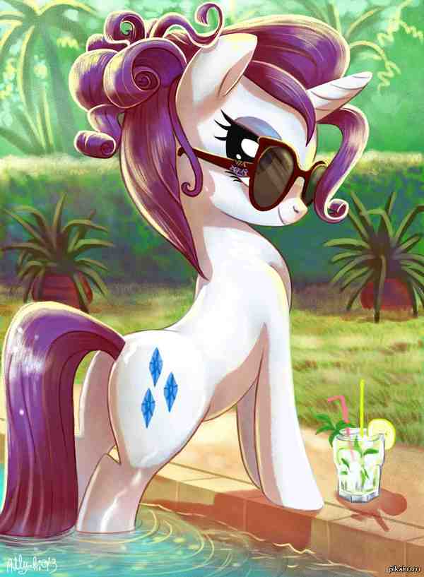 The sweet and elite Rarity  Adlynh
