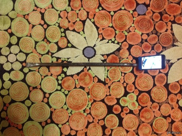 Палка для селфи из гвоздодера