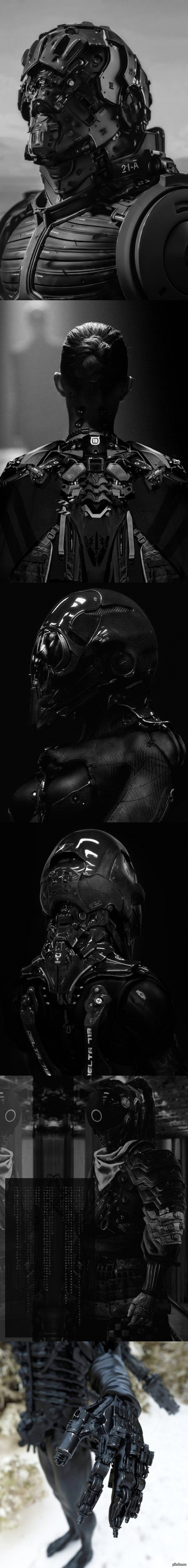 Концепт на тему солдат будущего