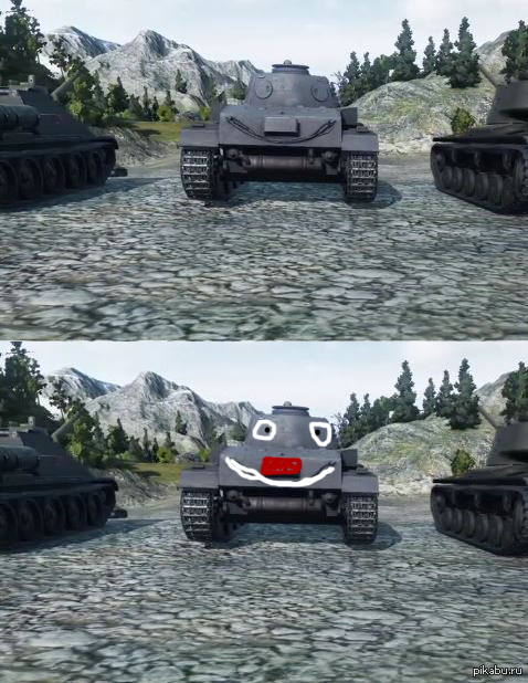 Когда даже твой виртуальный танк упорот.