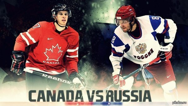 Тем временем Канада громит сборную России.