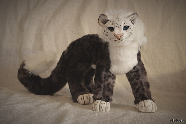 Ice Bars. Handmade doll. - My, Leopard, Frame toy, Author's toy, Handmade, Animals