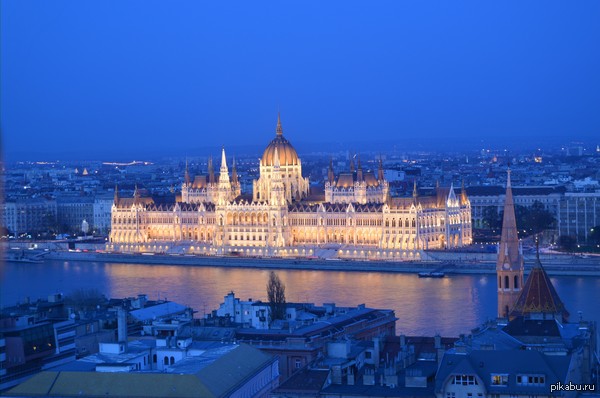 Hungarian parliament building - My, Budapest, Hungary, Parliament, The photo