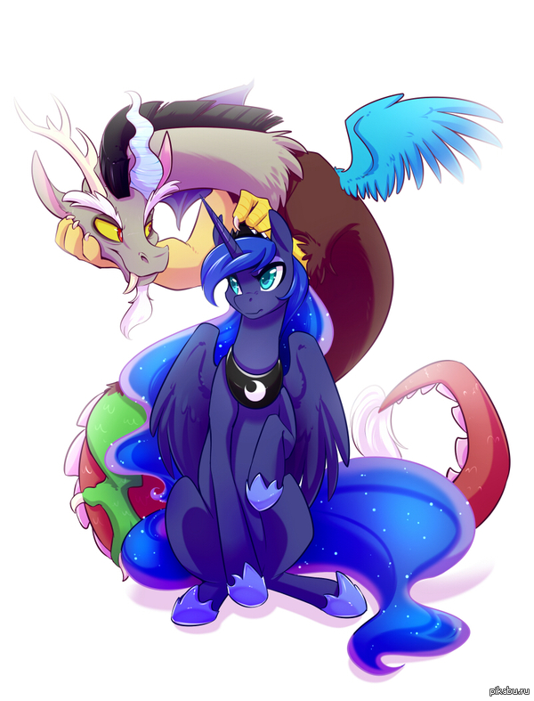 Продолжение) - My Little Pony, Discord, Princess Luna, Шиппинг, MLP Discord