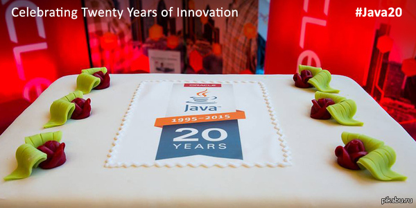 ���� ���������������� Java �������� 20-�� ������ ������. � ��������� ����, ������� Duke!