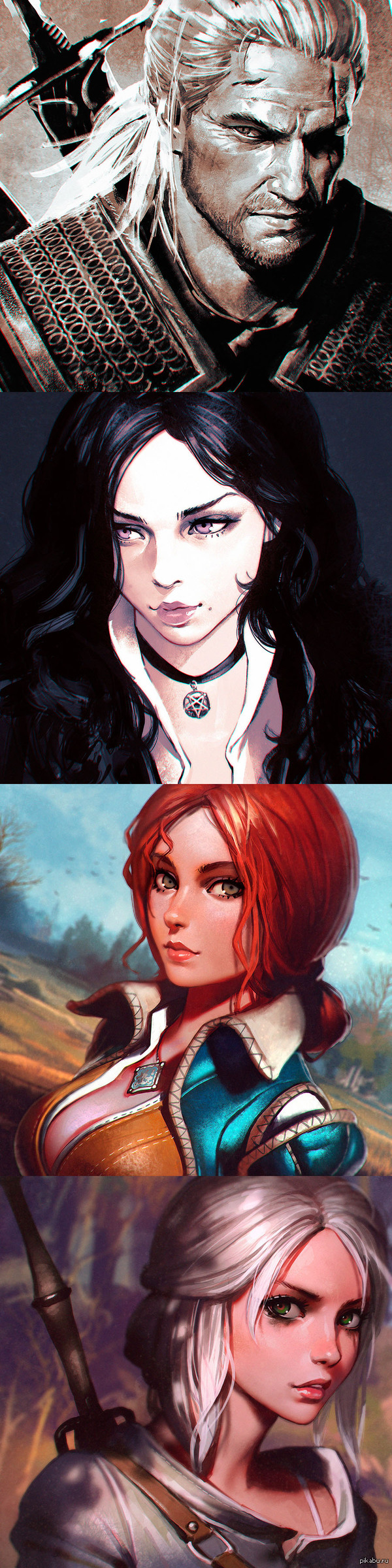The Witcher 3 by ilya kuvshinov