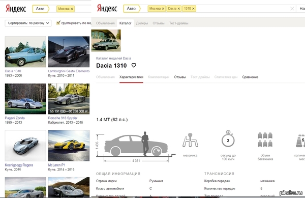 ��� ������ ����. � ��� ��� Dacia 1310 ������� lamborghini � ���� ���������.