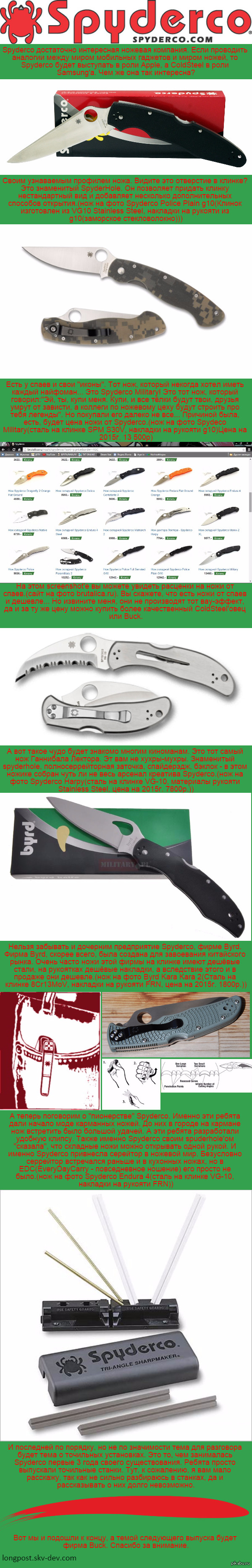 Spyderco - My, Spyderco, Company, Knife, Informative, Longpost