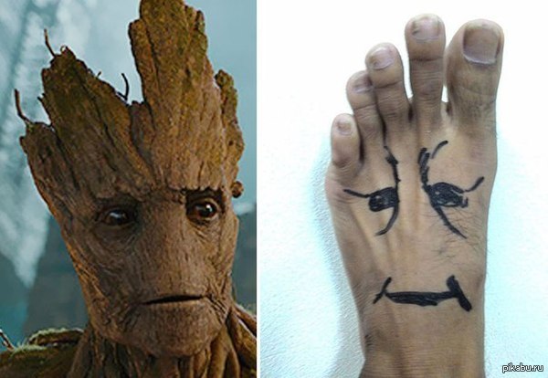 I AM FOOT - Groot, Cosplay, Feet