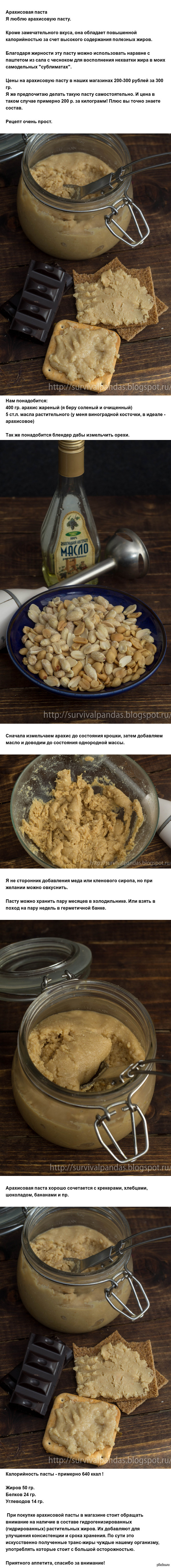 Рецепт от survivalpandas .