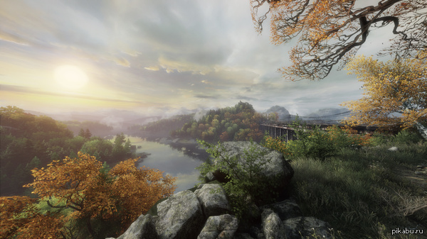 Красивая природа в игре)