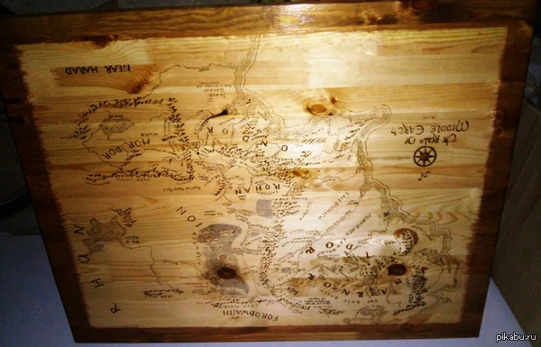 Challenge accepted! - My, Pyrography, Lord of the Rings, Homemade