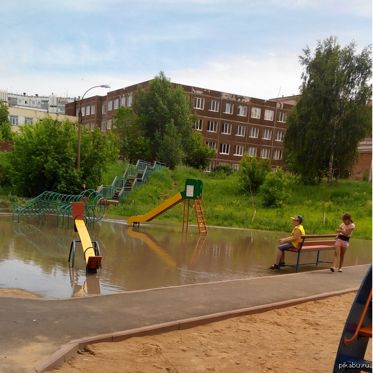 A water park has finally been built in Kemerovo - Kemerovo, Slide, Playground, Water