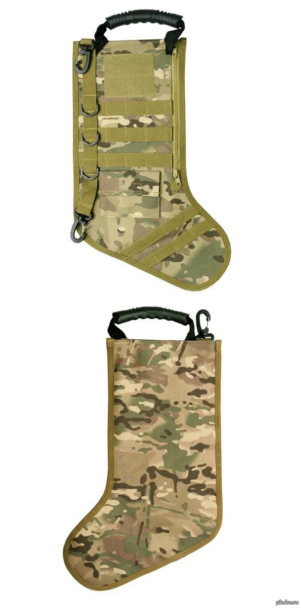 I saw a tactical kilt, a tactical beard cover and whatnot, but - Tactics, Stockings, Multicam, Molle