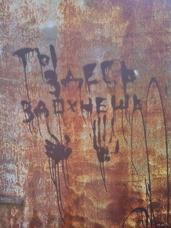 Гулял по старым развалинам в лесу. Хотел зайти в ангар. Передумал.....