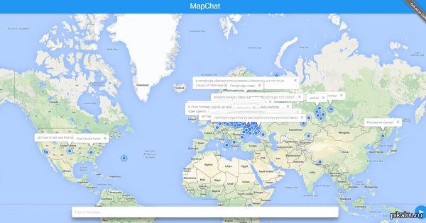 MapChat     =)  ,     XD  : http://idoco.github.io/map-chat/